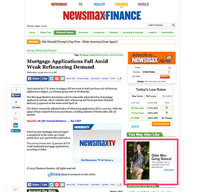 Get Test X on NewsMax